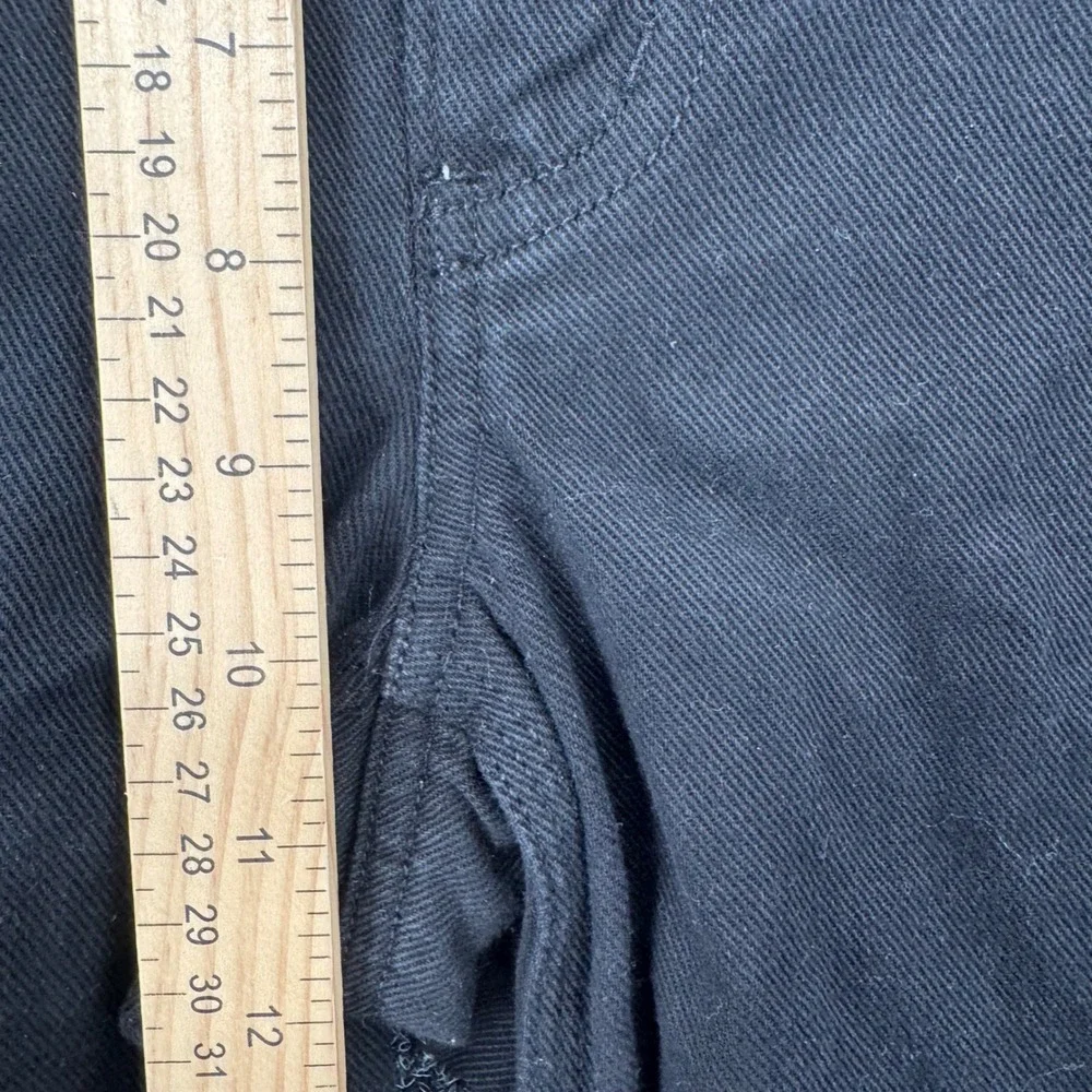 TNA Aritzia Black Cotton Wide Leg Cargo Pants Size 4 100729 SP23 Utility